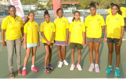 Local Tennis team competing in Jamaica event