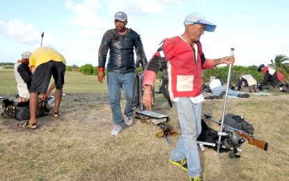 NRA 147th Imperial Meeting  Guyana NRA Captain Persaud; T&T’s Gomez and Perez competing