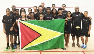 Overall Caribbean Junior Squash team champions 2016 Guyana.