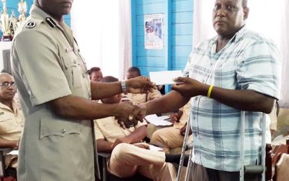 Police help former colleague secure prosthetic leg