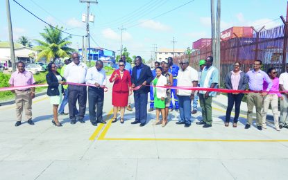 Concrete roadway returns to G/town