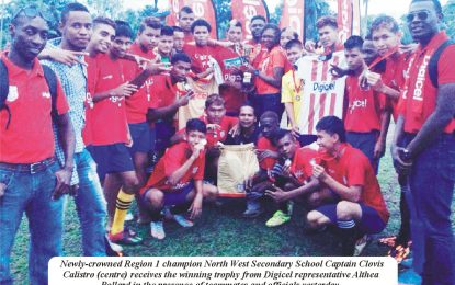 North West Secondary win Region 1 leg of  the Digicel Schools Football Championship