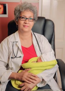  IVF Specialist, Dr. Madhu Singh with one of her IVF babies.