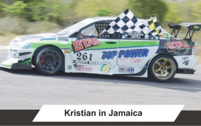 Kristian Jeffrey clocks  fastest time to claim pole