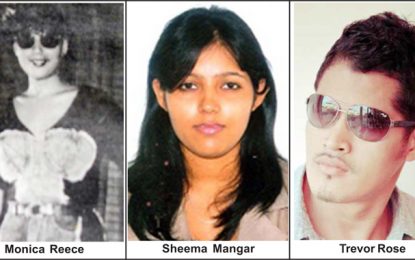 Cops re-open Monica Reece, Trevor Rose and Sheema Mangar murder cases