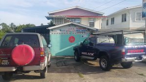 The mini mart that was raided by the four bandits