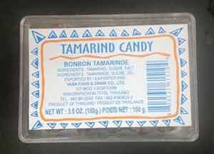 Tamarind Candy Balls imported from Thailand 
