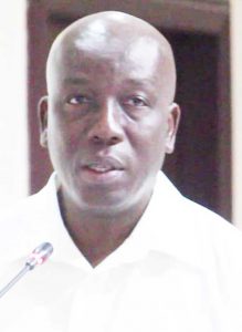 Permanent Secretary, (PS) of the Ministry of Agriculture,  George Jervis