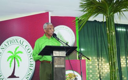 PNCR Congress… APNU+AFC coalition is safeguard against cronyism, corruption, criminality – President Granger