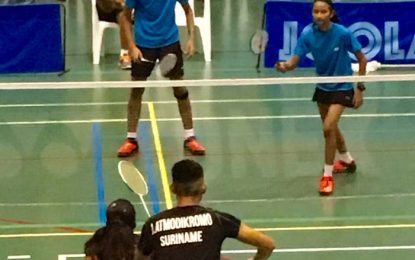 Guyanese players into semi-finals and medal rounds of boys & girls singles, boys doubles