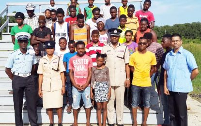 Berbice police launches youth and sports group at Ithaca