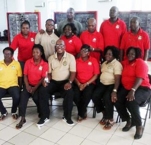 Members of the Guyana Male and Female teams.