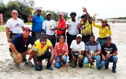 GuyanaNRA / Modern Optical Service Combat Pistol Team Shoot ….Richards, Smith and Persaud-McKinnon are champs