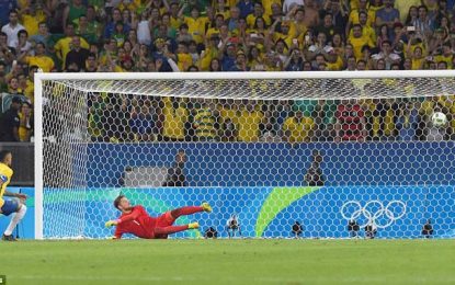 Brazil beat Germany on penalties to win men’s football gold