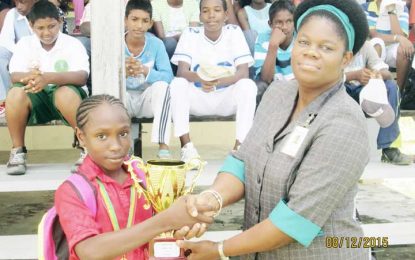 Rennacko Roberts cops Top Award at RHTYSC/Republic Bank Educational Camp