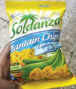 Soldanza Plantain Chips from Jamaica 