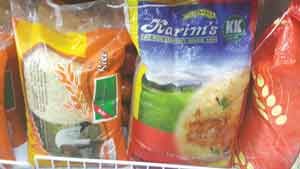 Karim’s Rice imported from Pakistan 