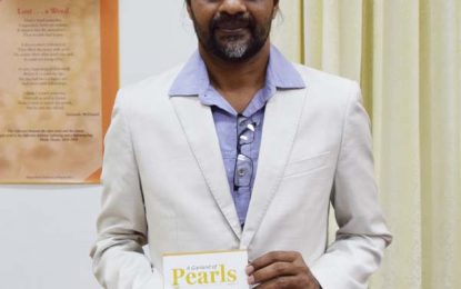 Dr Yog Mahadeo launches third volume of “A Garland of Pearls”
