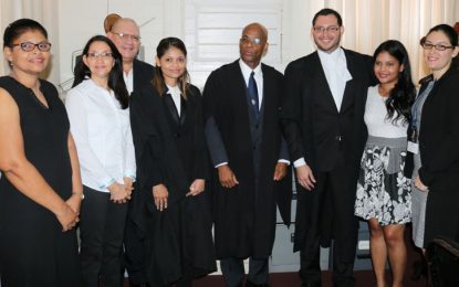 Trinidad-based Attorney admitted to Guyana Bar