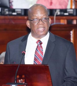 Minister of Finance Winston Jordan