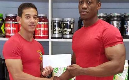 Fitness Express sponsors airfare for Mr Guyana CAC participation