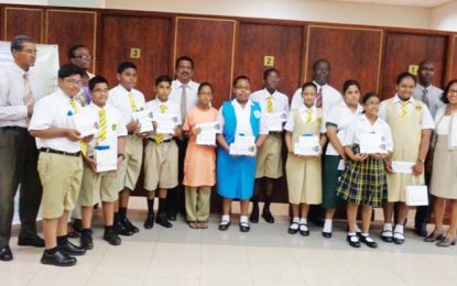 GBTI rewards top Grade Six performers