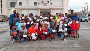 Participants at the recently concluded Diamond GBTI Tennis camp.