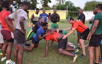 Argentine rugby coach working with local squad