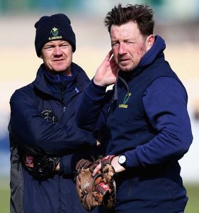 Toby Radford (left) served as Glamorgan head coach for two seasons © Getty Images
