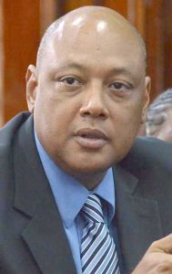 Minister of Natural Resources, Raphael Trotman  