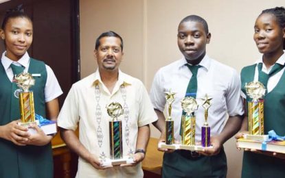 West Demerara Sec. wins National Library debating competition