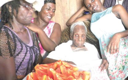 ‘Mammy Gathie’ – Alive and kicking at 105!