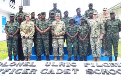 US army general on first official visit to Guyana