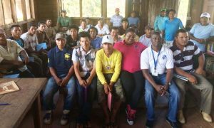 Participants at the training session.