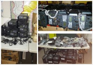 Some of the radios that GECOM ordered shortly before the May 2015 elections and which are the subject of an audit probe.