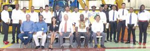 The group of Technical and Mechanical graduates along with representatives of Macorp.