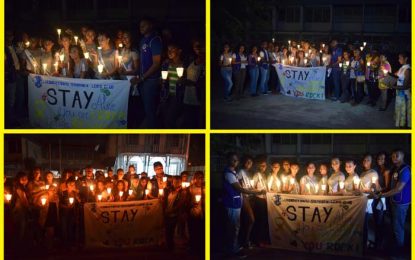 Candlelight vigil held to observe World Suicide Prevention Day