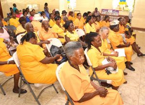 Members of the SANRIC Senior Citizens Group at their 22nd Anniversary Celebrations