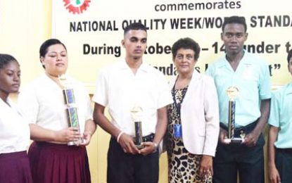Prize giving ceremony for essay winners