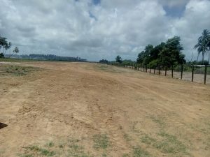 The straight racetrack at the Nanad Persaud No 36 facility at West Coast Berbice