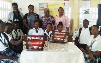 Caramel Secondary is first beneficiary of Yvonne Murray Scrabble Initiative