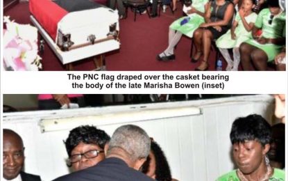 President attends funeral of slain teacher