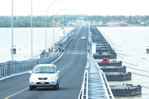 The Berbice River Bridge 