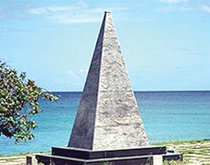 A monument to the victims erected in Barbados 