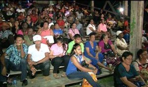 A section of the gathering at Essequibo night.