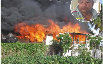 Police officer house goes up in flames