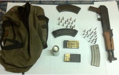 Man discovers AK 47, ammo behind wardrobe