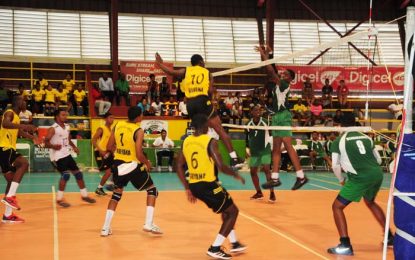 Guyana males on brink of gold, females go down as IGG Volleyball continues