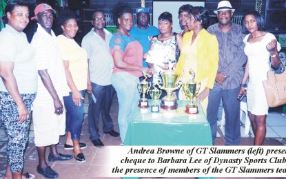 GT Slammers Dominoes  to commence on Saturday