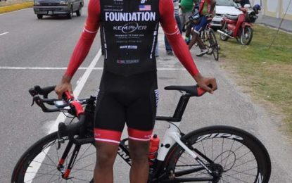 GCF/NSC Three Stage Race…Geron Williams wins stage one; Shaquille Agard takes Time Trials; final stage today